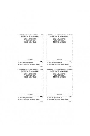 Case 1500, 1526, 1530, 1530B, 1537 Service Manual