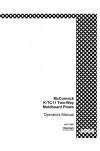 Case IH K-TC11 Operator`s Manual