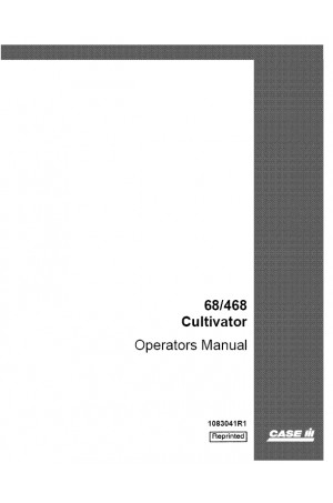 Case IH 468, 68 Operator`s Manual