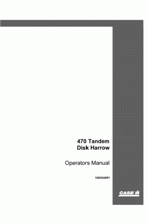 Case IH 470 Operator`s Manual