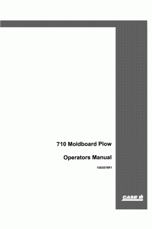 Case IH 710 Operator`s Manual