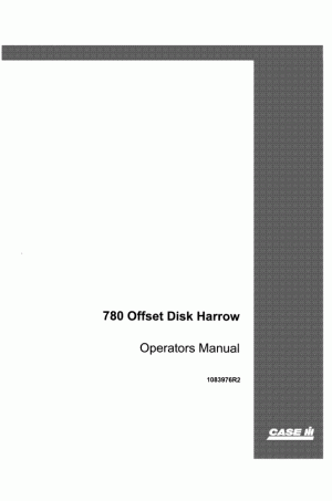 Case IH 770, 780 Operator`s Manual