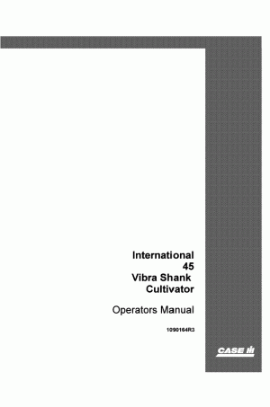 Case IH 45 Operator`s Manual