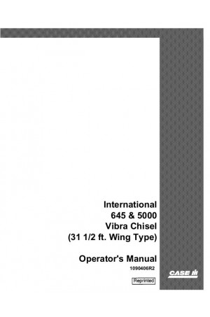 Case IH N/A Operator`s Manual