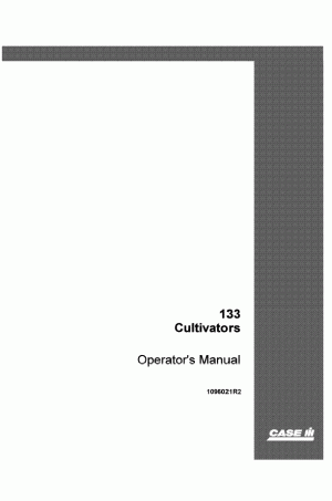 Case IH 133 Operator`s Manual