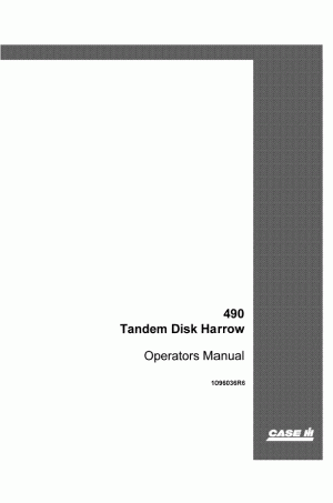 Case IH 490 Operator`s Manual