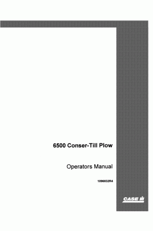 Case IH 6500 Operator`s Manual