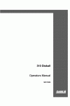 Case IH 310 Operator`s Manual