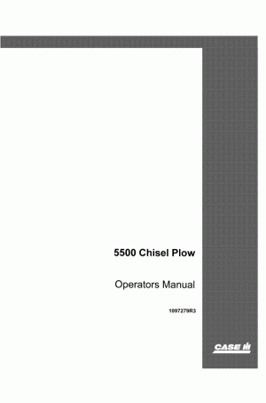 Case IH 5500 Operator`s Manual