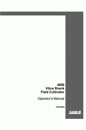Case IH 4600 Operator`s Manual