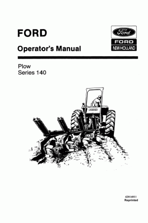 New Holland 140 Operator`s Manual