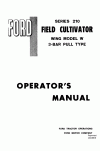 New Holland 210 Operator`s Manual