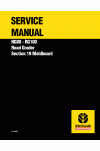 New Holland CE 19, RG100, RG80 Service Manual