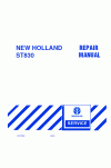 New Holland ST830 Service Manual