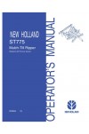 New Holland ST775 Operator`s Manual