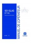 New Holland ST720 Operator`s Manual