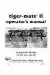 Case IH Tiger Mate II Operator`s Manual