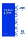 New Holland ST440 Operator`s Manual