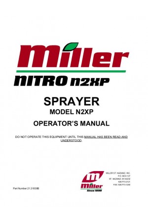 New Holland Nitro N2XP Operator`s Manual