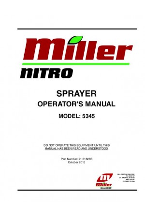 New Holland Nitro 5345 Operator`s Manual