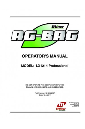 New Holland LX1214 Operator`s Manual