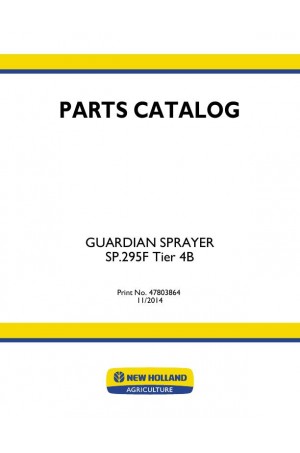 New Holland Guardian SP.295F Parts Catalog
