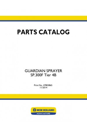 New Holland Guardian SP.300F Parts Catalog