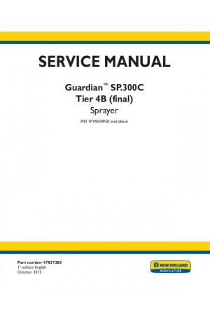 New Holland Guardian SP.300C Service Manual