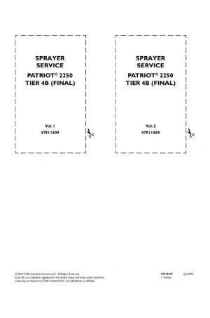 Case IH Patriot 2250 Service Manual