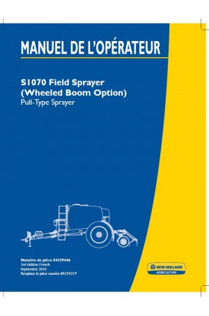 New Holland S1070 Operator`s Manual