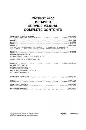 Case IH Patriot 4430 Service Manual