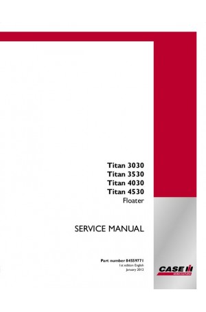 Case IH 3030, 3530, 4030, 4530 Service Manual