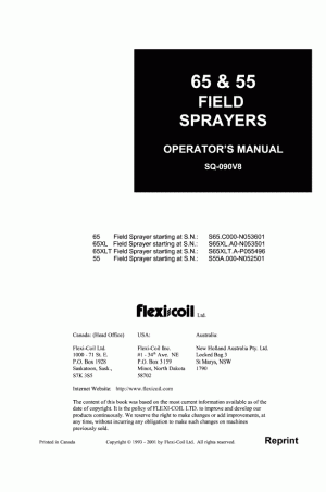 New Holland 55, 65 Operator`s Manual