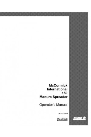 Case IH 150 Operator`s Manual