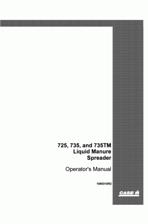 Case IH 725, 735, 735TM Operator`s Manual
