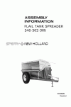 New Holland 346, 362, 365 Operator`s Manual