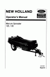 New Holland 125, 135 Operator`s Manual