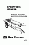 New Holland 200, 221 Operator`s Manual