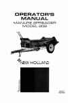 New Holland 202 Operator`s Manual