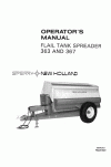 New Holland 363, 367 Operator`s Manual
