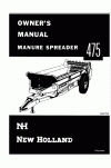 New Holland 475 Operator`s Manual