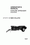 New Holland 512, 518 Operator`s Manual