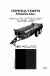 New Holland 675 Operator`s Manual