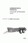 New Holland S676 Operator`s Manual