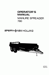New Holland 790 Operator`s Manual
