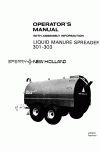 New Holland 301, 303 Operator`s Manual