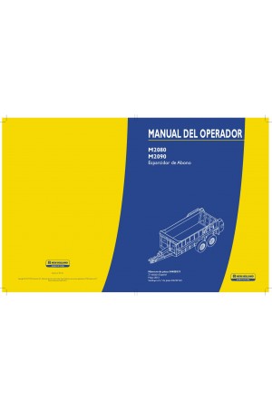 New Holland M2080, M2090 Operator`s Manual