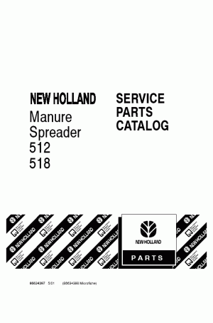 New Holland 512, 518 Parts Catalog