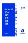 New Holland 130, 145, 155, 165, 185 Operator`s Manual