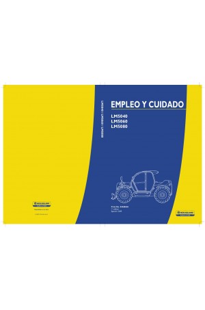 New Holland LM5040, LM5060, LM5080 Operator`s Manual